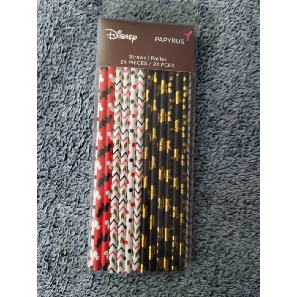 Brand new/sealed Disney straws